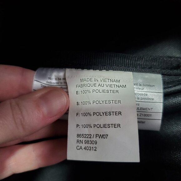 SALOMON Ski Boot Bag Carrying Case Zip Close Shoulder Strap Black Grey Unisex OS - Picture 11 of 14